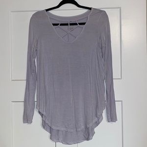 Purple American eagle soft and sexy tee